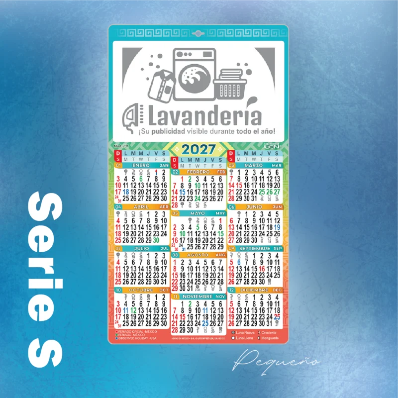 S - Calendario de Cartulina Pequeño