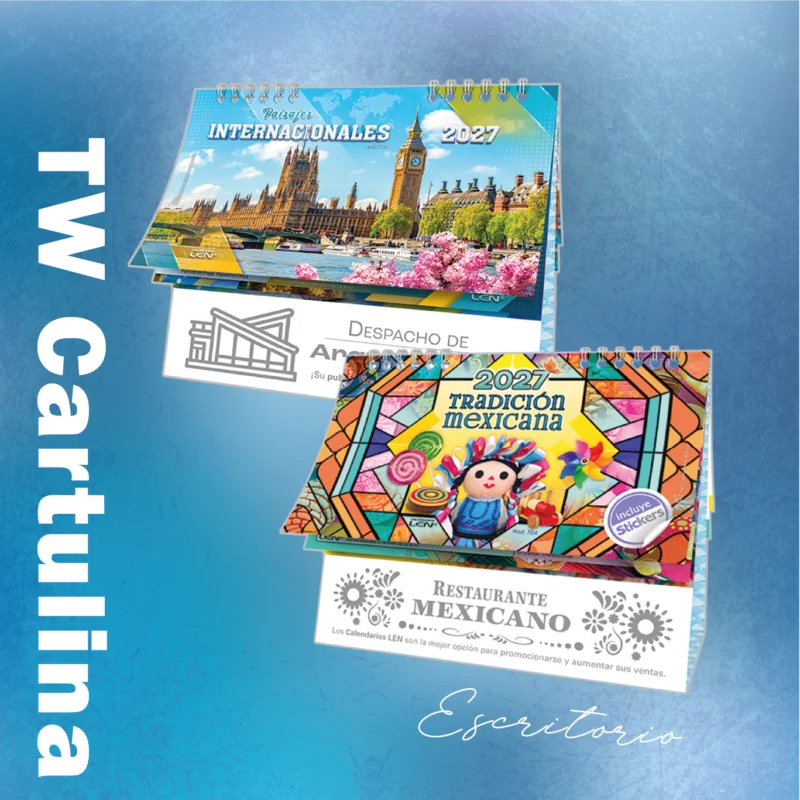 Tw - Calendario de Base Cartulina