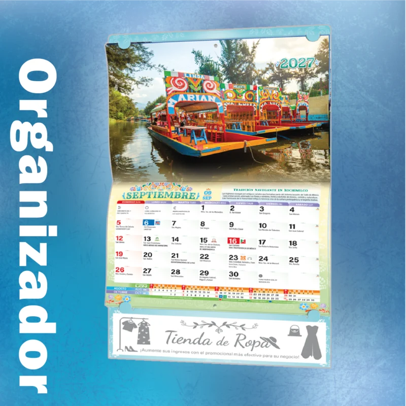 O - Calendario Organizador de Pared