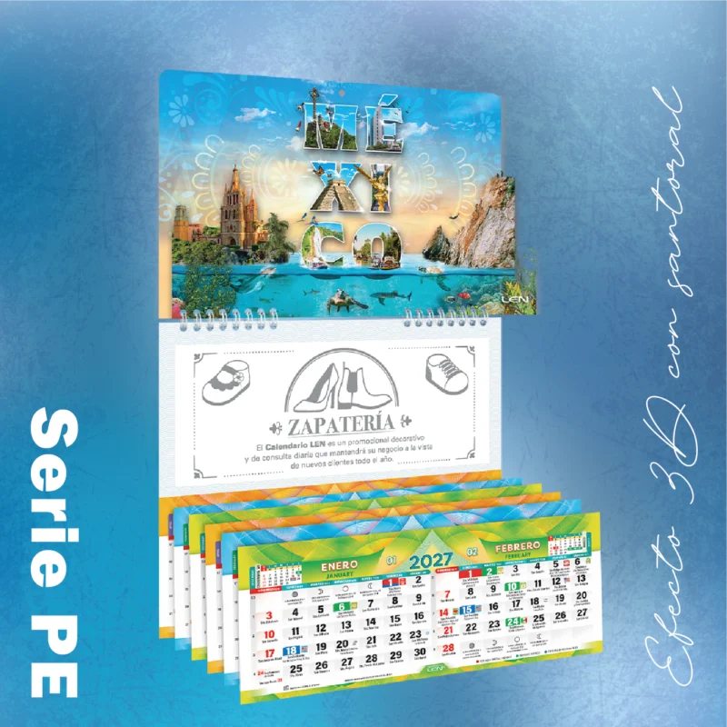 PE - Calendario 3D Efectos Especiales, Grande