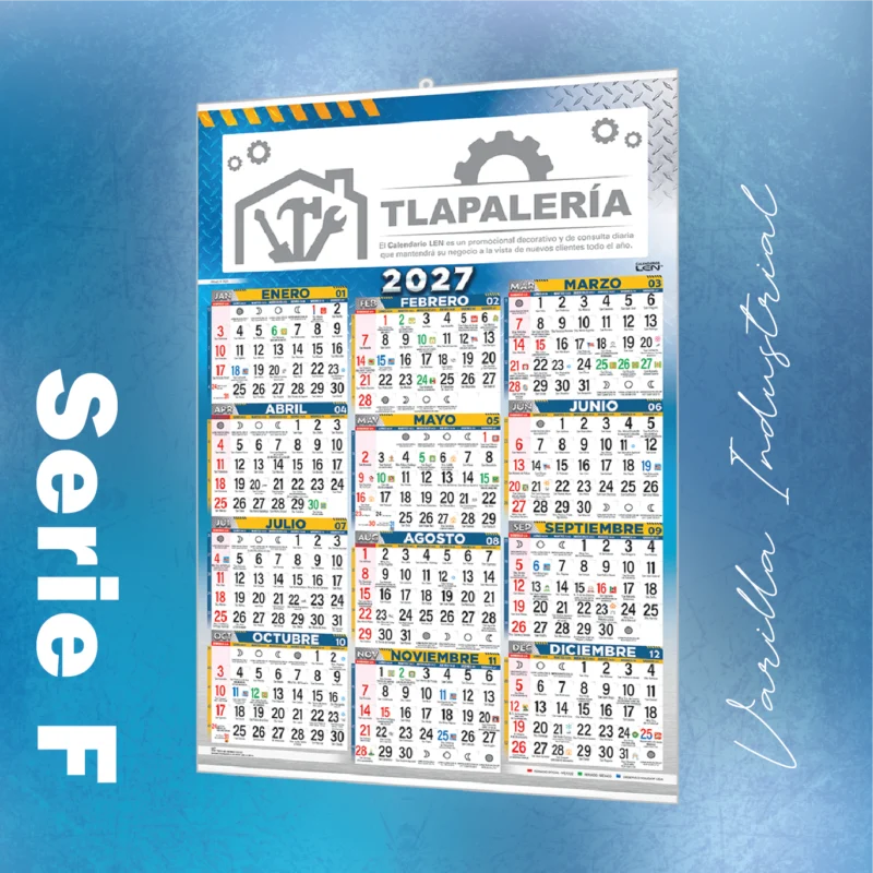 F - Calendario de Varilla, Industrial