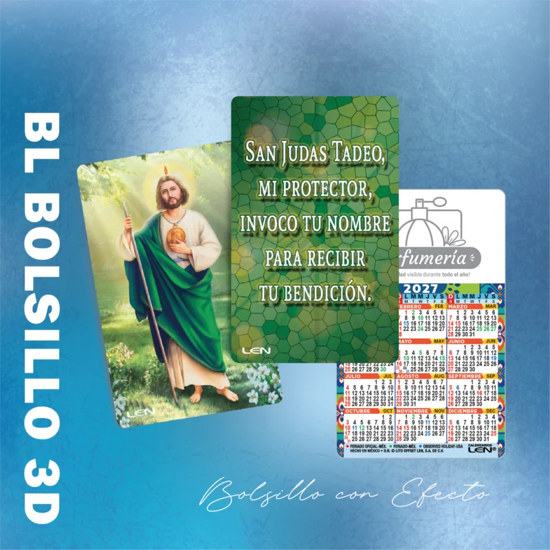 BL - Calendario de Bolsillo 3D/FX