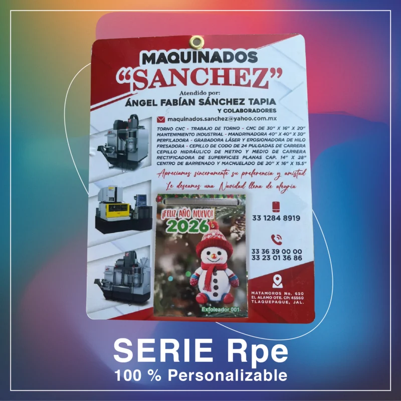 Rpe - Respaldo 100% Personalizable