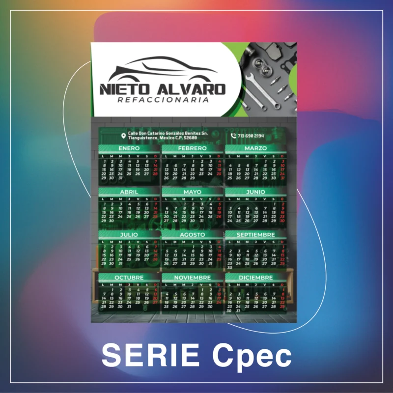 CPE - Calendario 100% Personalizable