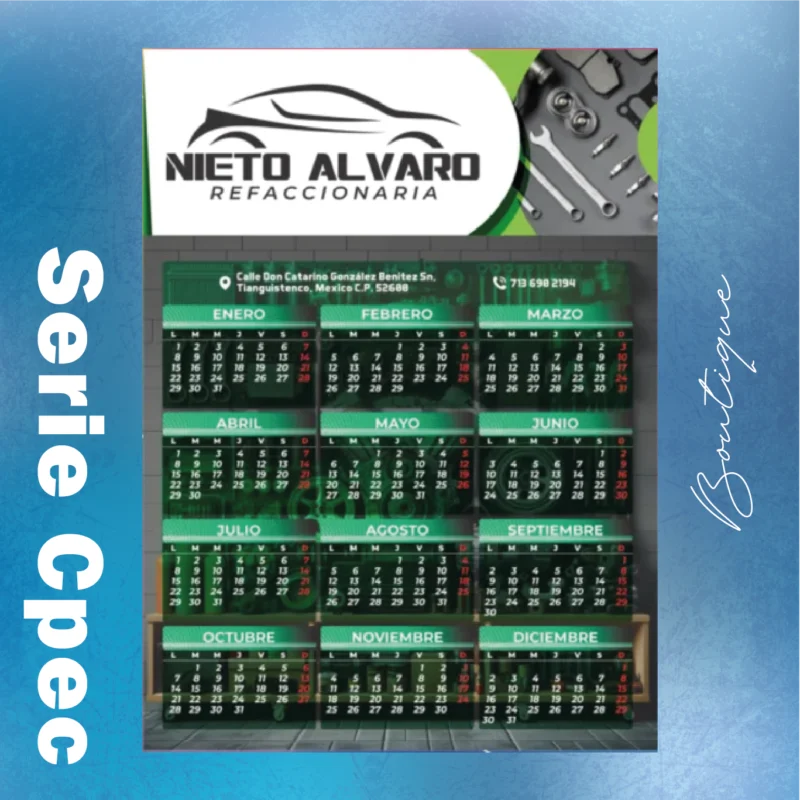 CPE - Calendario 100% Personalizable